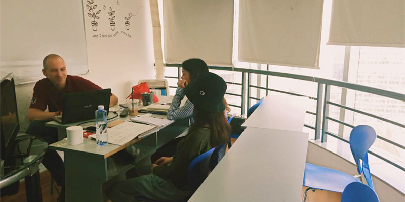 意大利語高級(jí)班（中教胡珍珍老師、外教Mateo）